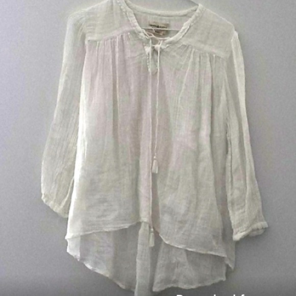 Boho Ralph Lauren Denim Supply Peasant Top - Picture 5 of 5